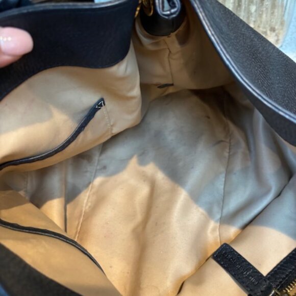 Michael Kors Black Soft Leather Skorpios Hobo - Picture 7 of 7